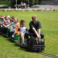 Kindereisenbahn im &quot;Grünen&quot; Zoo 